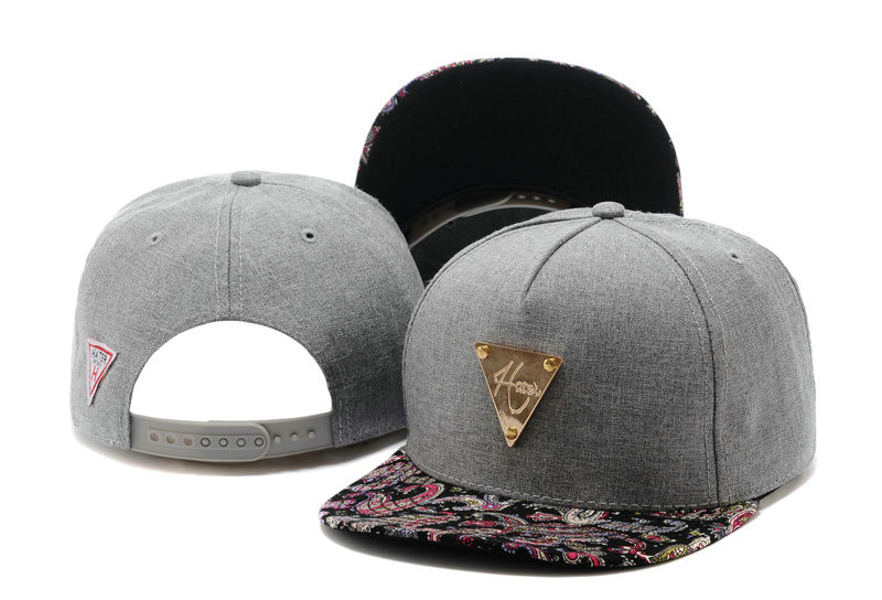 HATER Grey Snapback Hat TY 0613